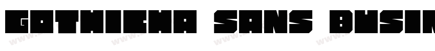 Gothicha Sans Busine字体转换